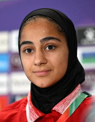 SOCCER IRAN press conference, PK, Pressekonferenz Iran player Sara Didar looks on during the Women s Asian Cup Iran team press conference at the Gold Coast Stadium on the Gold Coast, Wednesday, March 4, 2026 ( NO ARCHIVING Gold Coast Queensland Australia  Copyright: xDavexHuntx 20260304170949750381