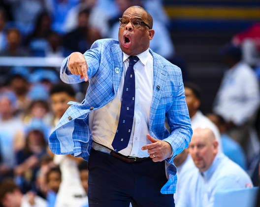 March 3, 2026: Hubert Davis is the head basketball coach of the University of North Carolina. NCAA, College League, USA basketball game between Clemson University and University of North Carolina at Dean Smith Center, Chapel Hill, North Carolina. CSM Chapel Hill United States of America - ZUMAc04_ 20260303_zma_c04_011 Copyright: xDavidxBeachx