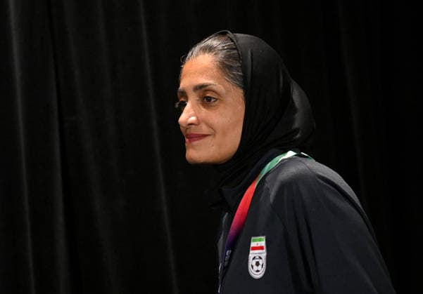 SOCCER IRAN press conference, PK, Pressekonferenz Iran coach Marziyeh Jafari during a Women s Asian Cup press conference at the Gold Coast Stadium on the Gold Coast, Wednesday, March 4, 2026 ( NO ARCHIVING Gold Coast Queensland Australia  Copyright: xDavexHuntx 20260304151708495463