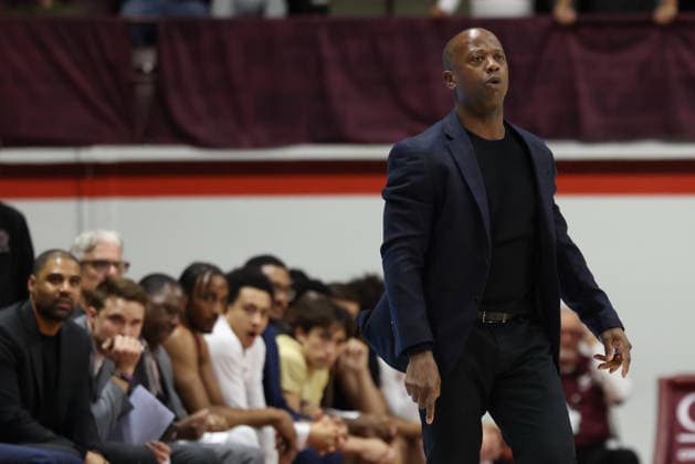 March 3, 2026: Boston College Eagles head coach Earl Grant during the NCAA, College League, USA Mens Basketball game between Boston College Eagles and Virginia Tech Hokies at Cassell Coliseum in Blacksburg, Virginia. CSM Blacksburg USA - ZUMAc04_ 20260303_zma_c04_048 Copyright: xGregxAtkinsx