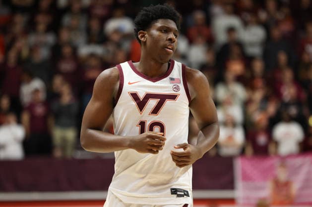 March 3, 2026: Virginia Tech Hokies guard Tyler Johnson (10) on-court during the NCAA, College League, USA Mens Basketball game between Boston College Eagles and Virginia Tech Hokies at Cassell Coliseum in Blacksburg, Virginia. CSM Blacksburg USA - ZUMAc04_ 20260303_zma_c04_073 Copyright: xGregxAtkinsx