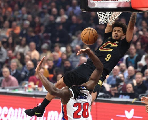 Basketball, NBA, Cleveland Cavaliers - Detroit Pistons