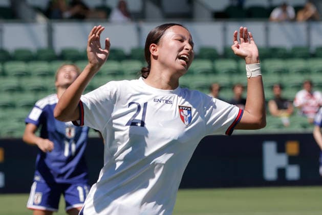 SOCCER ASIAN CUP JAPAN TAIWAN, Chen Yu-Chin of Chinese Taipei reacts after missing a goal during the AFC Women™s Asian Cup Group C match between Japan and Taiwan at HBF Park in Perth, Wednesday, March 4, 2026. ( NO ARCHIVING, EDITORIAL USE ONLY PERTH WESTERN AUSTRALIA AUSTRALIA  Copyright: xRICHARDxWAINWRIGHTx 20260304167503914852