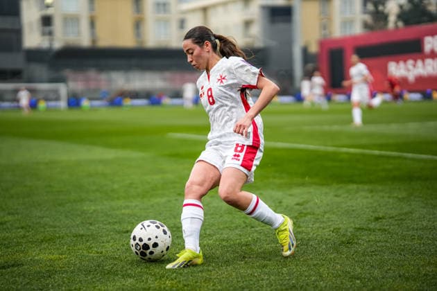 Turkiye v Malta - 2027 FIFA Women s World Cup European Qualifiers Yulya Carella of Malta controls the ball during the FIFA Women s World Cup Qualifiers European Qualifiers 2027 match between Turkey and Malta at Pendik Stadium in Istanbul, Turkey, on March 3, 2026. Istanbul Istanbul Turkey  Copyright: xYagizxGurtugx originalFilename:gurtug-turkiyev260303_npcSW.jpg