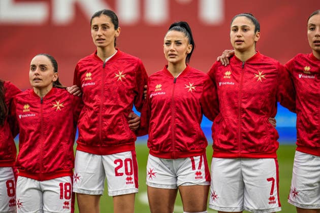 Turkiye v Malta - 2027 FIFA Women s World Cup European Qualifiers The Malta team participates in the ceremony before the FIFA Women s World Cup Qualifiers European Qualifiers 2027 match between Turkey and Malta at Pendik Stadium in Istanbul, Turkey, on March 3, 2026. Istanbul Istanbul Turkey  Copyright: xYagizxGurtugx originalFilename:gurtug-turkiyev260303_np1JJ.jpg