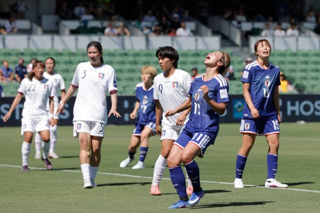 SOCCER ASIAN CUP JAPAN TAIWAN, Mina Tanaka of Japan reacts after a missed goal during the AFC Women™s Asian Cup Group C match between Japan and Taiwan at HBF Park in Perth, Wednesday, March 4, 2026. ( NO ARCHIVING, EDITORIAL USE ONLY PERTH WESTERN AUSTRALIA AUSTRALIA  Copyright: xRICHARDxWAINWRIGHTx 20260304169974579120