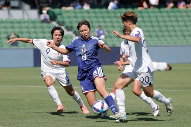 SOCCER ASIAN CUP JAPAN TAIWAN, Momoko Tanikawa of Japan in action during the AFC Women™s Asian Cup Group C match between Japan and Taiwan at HBF Park in Perth, Wednesday, March 4, 2026. ( NO ARCHIVING, EDITORIAL USE ONLY PERTH WESTERN AUSTRALIA AUSTRALIA  Copyright: xRICHARDxWAINWRIGHTx 20260304178034137690