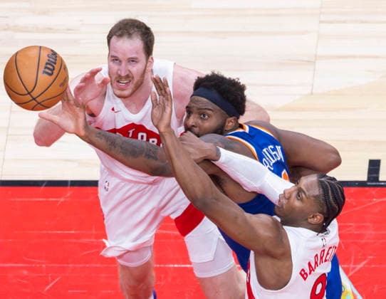 Basketball, NBA, Toronto Raptors - New York Knicks