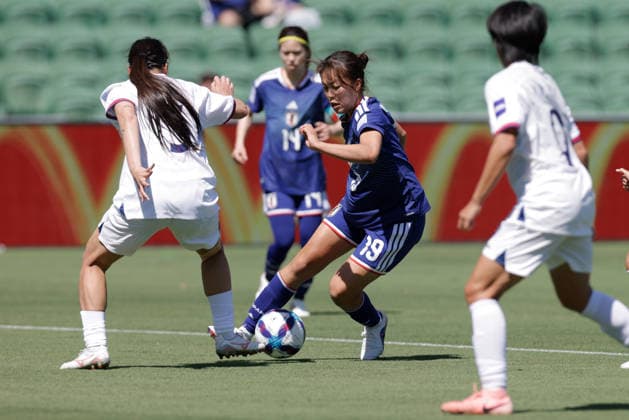 SOCCER ASIAN CUP JAPAN TAIWAN, Momoko Tanikawa of Japan in action during the AFC Women™s Asian Cup Group C match between Japan and Taiwan at HBF Park in Perth, Wednesday, March 4, 2026. ( NO ARCHIVING, EDITORIAL USE ONLY PERTH WESTERN AUSTRALIA AUSTRALIA  Copyright: xRICHARDxWAINWRIGHTx 20260304120032781386
