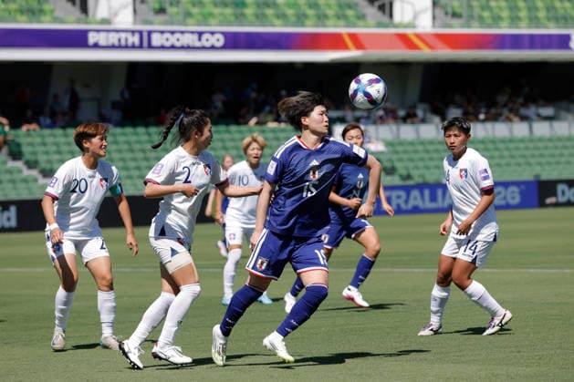 SOCCER ASIAN CUP JAPAN TAIWAN, Aoba Fujino of Japan in action during the AFC Women™s Asian Cup Group C match between Japan and Taiwan at HBF Park in Perth, Wednesday, March 4, 2026. ( NO ARCHIVING, EDITORIAL USE ONLY PERTH WESTERN AUSTRALIA AUSTRALIA  Copyright: xRICHARDxWAINWRIGHTx 20260304132908942964