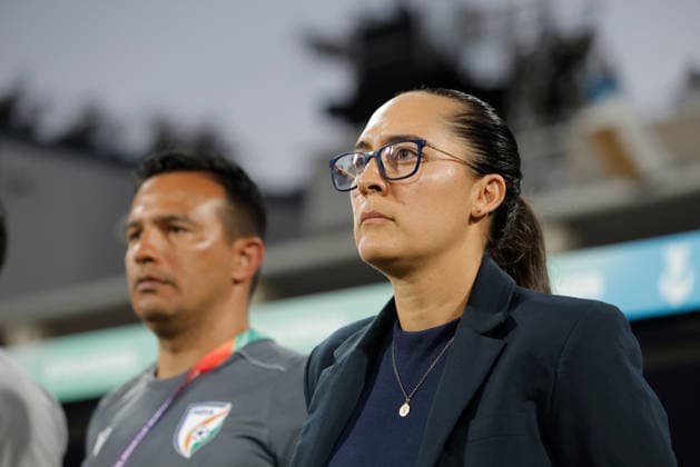 SOCCER ASIAN CUP VIETNAM INDIA, Amelia Valverde, head coach of India is seen during the AFC Women™s Asian Cup Group C match between Vietnam and India at HBF Park in Perth, Wednesday, March 4, 2026. ( NO ARCHIVING, EDITORIAL USE ONLY PERTH WESTERN AUSTRALIA AUSTRALIA  Copyright: xRICHARDxWAINWRIGHTx 20260304152729658790