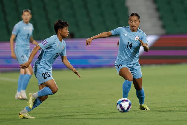 SOCCER ASIAN CUP VIETNAM INDIA, Nirmala Devi Phanjoubam of India runs the ball during the AFC Women™s Asian Cup Group C match between Vietnam and India at HBF Park in Perth, Wednesday, March 4, 2026. ( NO ARCHIVING, EDITORIAL USE ONLY PERTH WESTERN AUSTRALIA AUSTRALIA  Copyright: xRICHARDxWAINWRIGHTx 20260304117669067580