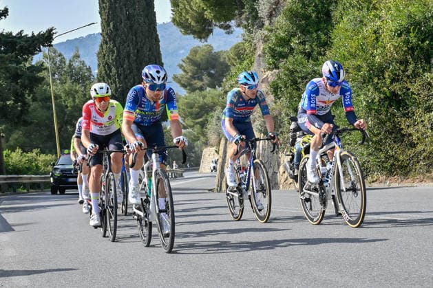 Cape Mele transit during Trofeo Laigueglia 2026, Street Cycling race in Savona, Italy, March 04 2026  Copyright: xDaniloxVigo IPAxSportx xipa-agency.netx xx IPA_72366466 IPA_Agency_IPA72366466