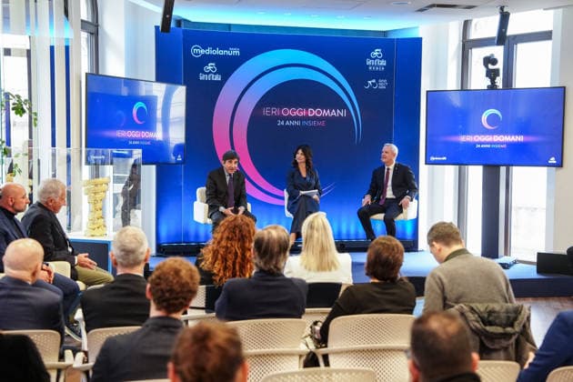 Ieri Oggi e Domani, evento di rinnovo partnership tra RCS e Mediolanum per il Giro d™Italia, Milan (Italy) March 4, 2026 (Photo Claudio Furlan LaPresse)  Copyright: xClaudioxFurlan LaPressex