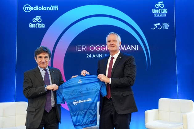 Cycling, RCS and Mediolanum renew Giro d Italia partnership in Milan