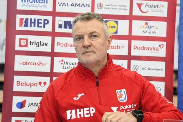 Croatia press: Women s EHF EURO 2026 Qualifiers Head Coach of Croatia Ivica Obrvan speaks on a press conference, PK, Pressekonferenz on March 4, 2026 in Bjelovar, Croatia ahead of The Women s EHF EURO 2026 Qualifier match between Croatia and France.  DamirxSpehar PIXSELL
