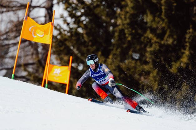 PARALYMPICS - Winter Paralympics Milano Cortina 2026 CORTINA D AMPEZZO,ITALY,04.MAR.26 - PARALYMPICS - Paralympic Winter games, Winterspiele,Spiele, Summer games Milano Cortina 2026, preview, paraski, downhill, training. Image shows Nico Pajantschitsch (AUT).  GEPAxpictures xMaticxKlansek
