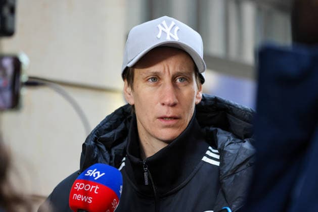 Dresden, Germany 04 March 2026 Interview in Dresden In the picture goalkeeper Ann Katrin Berger Germany in an interview after the win against Slovenia in Dresden Copyright: HMBxMedia MadeleinexFantini