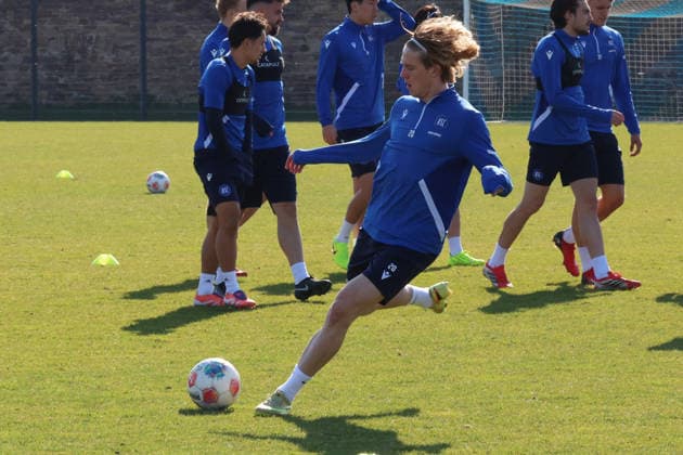 04 03 2026, xrekx, Soccer 2 Bundesliga, Karlsruher SC Training v l David Herold Karlsruher SC DFL DFB REGULATIONS PROHIBIT ANY USE OF PHOTOGRAPHS as IMAGE SEQUENCES and or QUASI VIDEO Karlsruhe