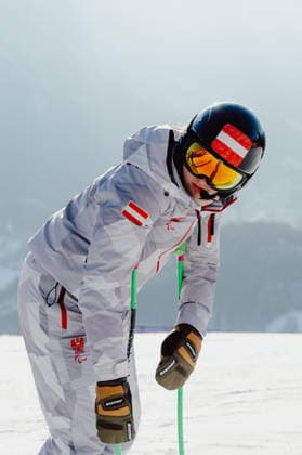 PARALYMPICS - Winter Paralympics Milano Cortina 2026 CORTINA D AMPEZZO,ITALY,04.MAR.26 - PARALYMPICS - Paralympic Winter games, Winterspiele,Spiele, Summer games Milano Cortina 2026, preview, paraski, downhill, training. Image shows Veronika Aigner (AUT).  GEPAxpictures xMaticxKlansek