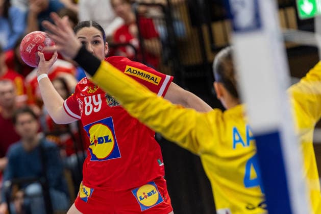 HANDBALL - EHF EURO Quali, AUT vs ESP VIENNA,AUSTRIA,04.MAR.26 - HANDBALL - EHF Women s European Championship, EM, Europameisterschaft qualification, OEHB international match, Länderspiel, Nationalmannschaft Austria vs Spain. Image shows Eleonora Stankovic (AUT).  GEPAxpictures xPhilippxBrem