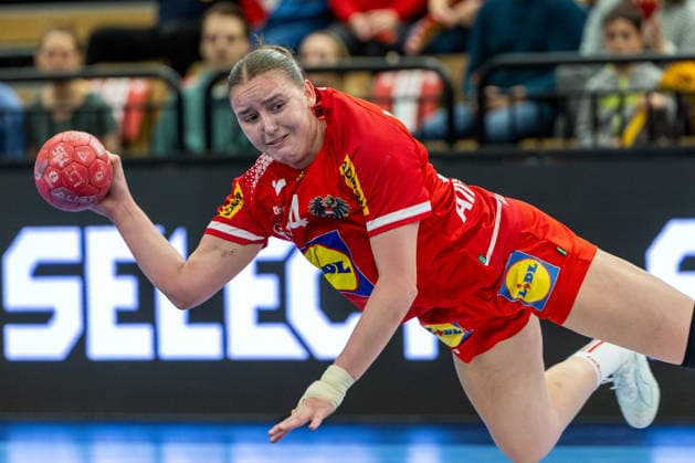 HANDBALL - EHF EURO Quali, AUT vs ESP VIENNA,AUSTRIA,04.MAR.26 - HANDBALL - EHF Women s European Championship, EM, Europameisterschaft qualification, OEHB international match, Länderspiel, Nationalmannschaft Austria vs Spain. Image shows Nora Leitner (AUT).  GEPAxpictures xPhilippxBrem