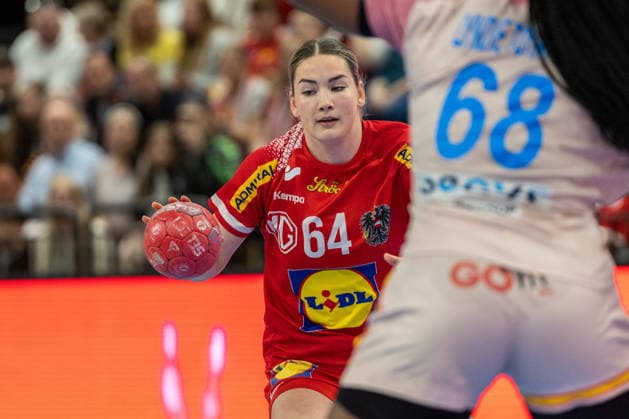 HANDBALL - EHF EURO Quali, AUT vs ESP VIENNA,AUSTRIA,04.MAR.26 - HANDBALL - EHF Women s European Championship, EM, Europameisterschaft qualification, OEHB international match, Länderspiel, Nationalmannschaft Austria vs Spain. Image shows Ana Pandza (AUT).  GEPAxpictures xPhilippxBrem