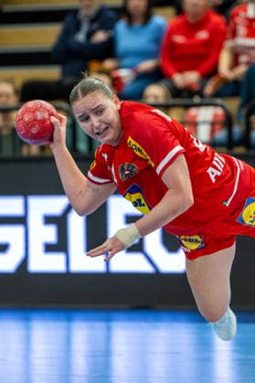 HANDBALL - EHF EURO Quali, AUT vs ESP VIENNA,AUSTRIA,04.MAR.26 - HANDBALL - EHF Women s European Championship, EM, Europameisterschaft qualification, OEHB international match, Länderspiel, Nationalmannschaft Austria vs Spain. Image shows Nora Leitner (AUT).  GEPAxpictures xPhilippxBrem