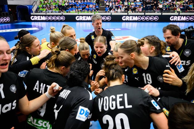 Handball, Women European Championship Qualification, Slovenia Germany, 2 Round, Group 3, 3 Matchday the team of Germany Celje Slovenia