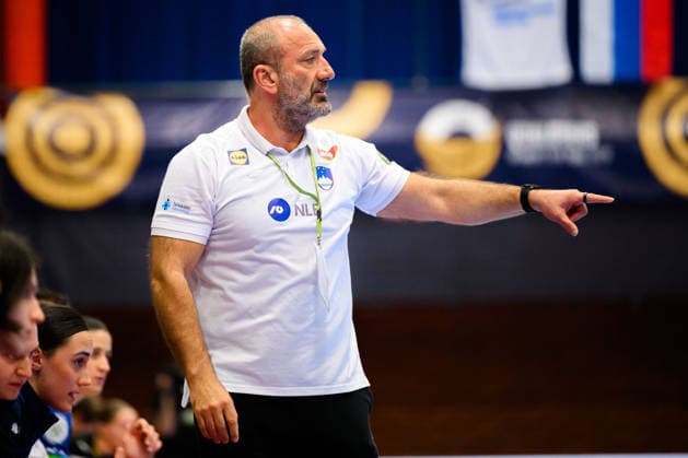 Handball, Womens European Championship Qualification, Slovenia Germany, 2 Round, Group 3, Matchday 3 Coach Dragan Adzic Slovenia Celje Slovenia