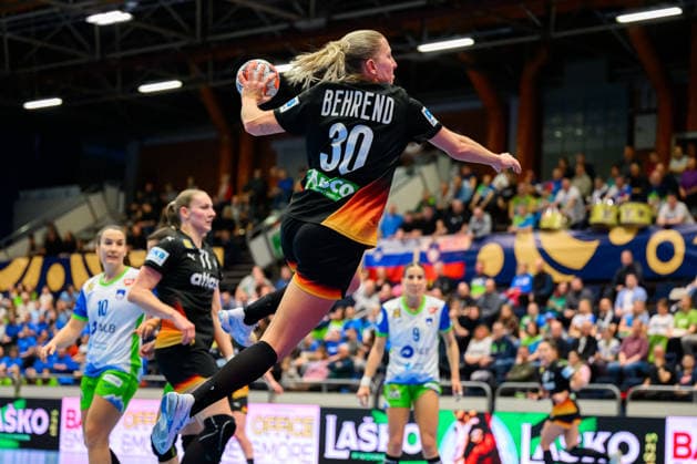 Handball, Women European Championship Qualification, Slovenia Germany, 2 Round, Group 3, Matchday 3 Jenny Behrend Germany Celje Slovenia