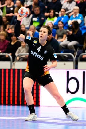 Handball, Women European Championship Qualification, Slovenia Germany, 2 Round, Group 3, Matchday 3 Alina Grijseels Germany Celje Slovenia