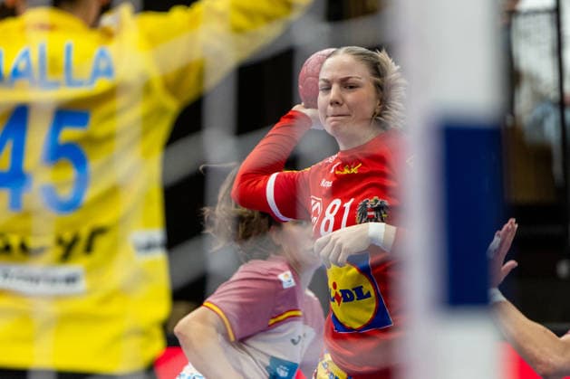 HANDBALL - EHF EURO Quali, AUT vs ESP VIENNA,AUSTRIA,04.MAR.26 - HANDBALL - EHF Women s European Championship, EM, Europameisterschaft qualification, OEHB international match, Länderspiel, Nationalmannschaft Austria vs Spain. Image shows Viktoria Marksteiner (AUT).  GEPAxpictures xPhilippxBrem