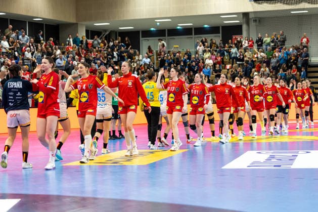 HANDBALL - EHF EURO Quali, AUT vs ESP VIENNA,AUSTRIA,04.MAR.26 - HANDBALL - EHF Women s European Championship, EM, Europameisterschaft qualification, OEHB international match, Länderspiel, Nationalmannschaft Austria vs Spain. Image shows the team of AUT.  GEPAxpictures xPhilippxBrem