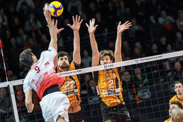 04 03 26, Berlin, Volleyball, CEV Cup quarterfinals, BR Volleys vs Volley Piacenza CEV Cup quarterfinals, BR Volleys vs Volley Piacenza
