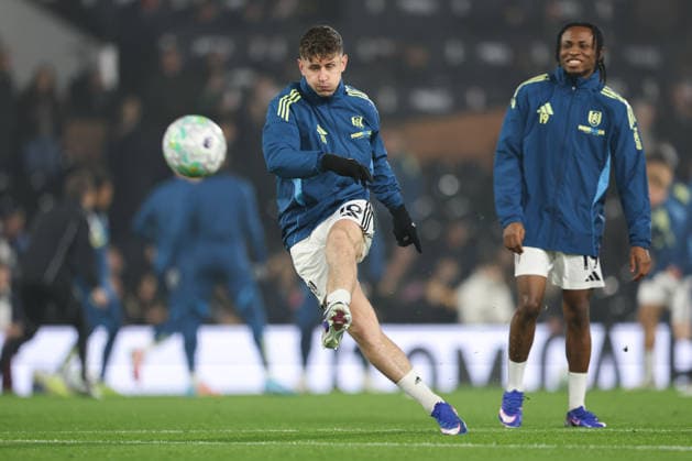 4th March 2026; Craven Cottage, Fulham, London, England; Premier League Football, Fulham versus West Ham United; Tom Cairney of Fulham during warm up  HenningxvonxJagow Content restricted for UK based newspaper