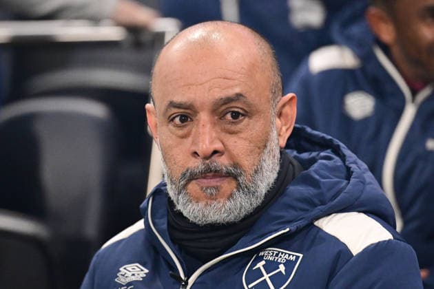 Fulham v West Ham United, Premier League West Ham United manager Nuno Espirito Santo during the Premier League match between Fulham and West Ham United at Craven Cottage, London, UK on 4 March 2026. London Craven Cottage Greater London UK Editorial use only DataCo restrictions apply See www.football-dataco.com , Copyright: xDennisxGoodwinx PSI-23837-0006