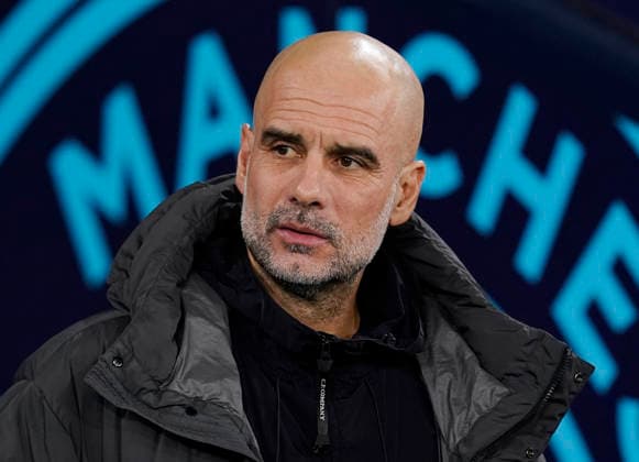 Manchester, England, 4th March 2026. Pep Guardiola coach of Manchester City during the Manchester City vs Nottingham Forest Premier League match at the Etihad Stadium, Manchester. Picture credit should read: Andrew Yates Sportimage EDITORIAL USE ONLY. No use with unauthorised audio, video, data, fixture lists, club league logos or live services. Online in-match use limited to 120 images, no video emulation. No use in betting, games or single club league player publications. SPI_023_AY_Manchester_City_Forest SPI-4576-0019