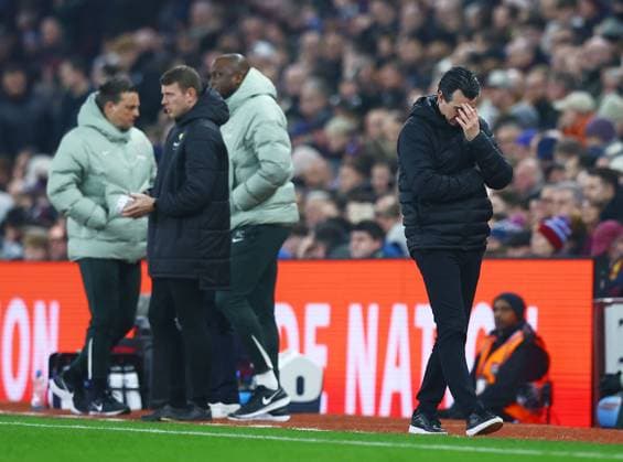 Aston Villa manager Unai Emery looks dejected Aston Villa v Chelsea, Premier League, Football, Villa Park, Birmingham, UK - 04 Mar 2026Birmingham Villa Park United Kingdom EDITORIAL USE ONLY No use with unauthorised audio, video, data, fixture lists, club league logos or live services. Online in-match use limited to 120 images, no video emulation. No use in betting, games or single club league player publications. Copyright: xMattxWest Shutterstockx 16720016ab