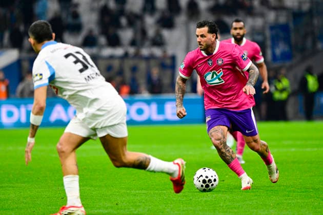 FOOTBALL : Olympique de Marseille VS Toulouse FC - Coupe de France - 04 03 2026 Aron Donnum (Toulouse FC) - Coupe de France match between Olympique de Marseille and Toulouse Football Club on Mars 4, 2026 at the Orange Velodrome Stadium in Marseille. MarseilleFrance  Copyright: xWilliamxCannarellax
