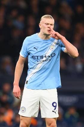 Erling Haaland of Manchester City looks dejected Manchester City v Nottingham Forest, Premier League, Football, Etihad Stadium, Manchester, UK - 04 Mar 2026Manchester Etihad Stadium United Kingdom EDITORIAL USE ONLY No use with unauthorised audio, video, data, fixture lists, club league logos or live services. Online in-match use limited to 120 images, no video emulation. No use in betting, games or single club league player publications. Copyright: xPaulxCurrie Shutterstockx 16720019cm