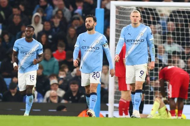 Erling Haaland of Manchester City looks dejected Manchester City v Nottingham Forest, Premier League, Football, Etihad Stadium, Manchester, UK - 04 Mar 2026Manchester Etihad Stadium United Kingdom EDITORIAL USE ONLY No use with unauthorised audio, video, data, fixture lists, club league logos or live services. Online in-match use limited to 120 images, no video emulation. No use in betting, games or single club league player publications. Copyright: xPaulxCurrie Shutterstockx 16720019cn