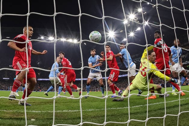 Sport Bilder des Tages #2 Manchester City v Nottingham Forest - Premier League Rodrigo of Manchester City scores to make it 2-1 during the Premier League match between Manchester City and Nottingham Forest at Etihad Stadium in Manchester, United Kingdom, on March 4, 2026. Manchester Greater Manchester United, ManU Kingdom  Copyright: xNewsxImagesx originalFilename:cosgrove-premierl260304_npygo.jpg