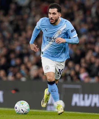 Manchester, England, 4th March 2026. Rayan Cherki of Manchester City during the Manchester City vs Nottingham Forest Premier League match at the Etihad Stadium, Manchester. Picture credit should read: Andrew Yates Sportimage EDITORIAL USE ONLY. No use with unauthorised audio, video, data, fixture lists, club league logos or live services. Online in-match use limited to 120 images, no video emulation. No use in betting, games or single club league player publications. SPI_130_AY_Manchester_City_Forest SPI-4576-0130