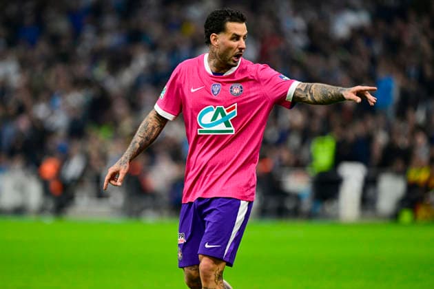 FOOTBALL : Olympique de Marseille VS Toulouse FC - Coupe de France - 04 03 2026 Aron Donnum (Toulouse FC) - Coupe de France match between Olympique de Marseille and Toulouse Football Club on Mars 4, 2026 at the Orange Velodrome Stadium in Marseille. MarseilleFrance  Copyright: xWilliamxCannarellax