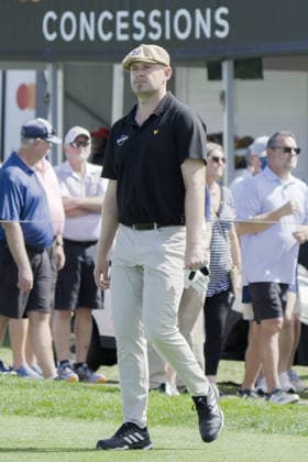 March 4, 2026, Orlando, Florida, USA: Harry Hall approaches the first tee during the Arnold Palmer Invitational Pro-Am presented by Mastercard at Bay Hill Club & Lodge. Orlando USA - ZUMAw109 20260304_fap_w109_033 Copyright: xDebbyxWongx