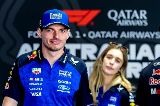 MELBOURNE Formula 1 driver Max Verstappen of Oracle Red Bull Racing during a press conference at the Formula 1 Melbourne media day at Albert Park on March 5, 2025 in Melbourne, Australia Photo by DeFodi Images