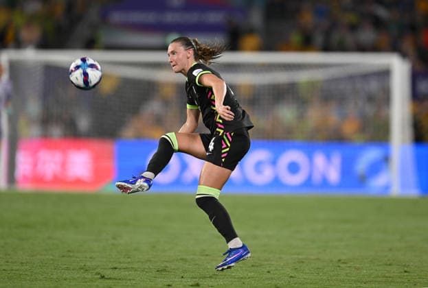 SOCCER ASIAN CUP IRAN AUSTRALIA, Clare Hunt of Australia during the AFC Women™s Asian Cup Group A match between Iran and Australia at Cbus Super Stadium on the Gold Coast, Thursday, March 5, 2026. ( NO ARCHIVING, EDITORIAL USE ONLY GOLD COAST QUEENSLAND AUSTRALIA  Copyright: xDAVExHUNTx 20260305130997721660