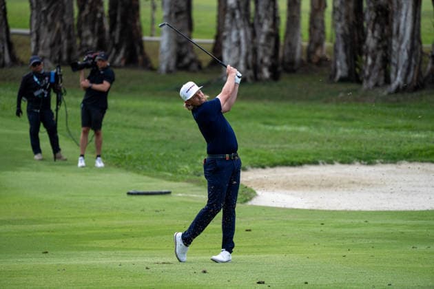 HONGKONG LIV-GOLF Australian professional golfer, Cameron Smith during a game in Fanling Golf Course where LIV Golf Hong Kong is being held in Hong Kong, March 5, 2026. NEXPHER Vernon Yuen HONG KONG