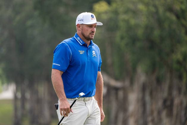 HONGKONG LIV-GOLF American professional golfer, Bryson DeChambeau during a game in Fanling Golf Course where LIV Golf Hong Kong is being held in Hong Kong, March 5, 2026. NEXPHER Vernon Yuen HONG KONG